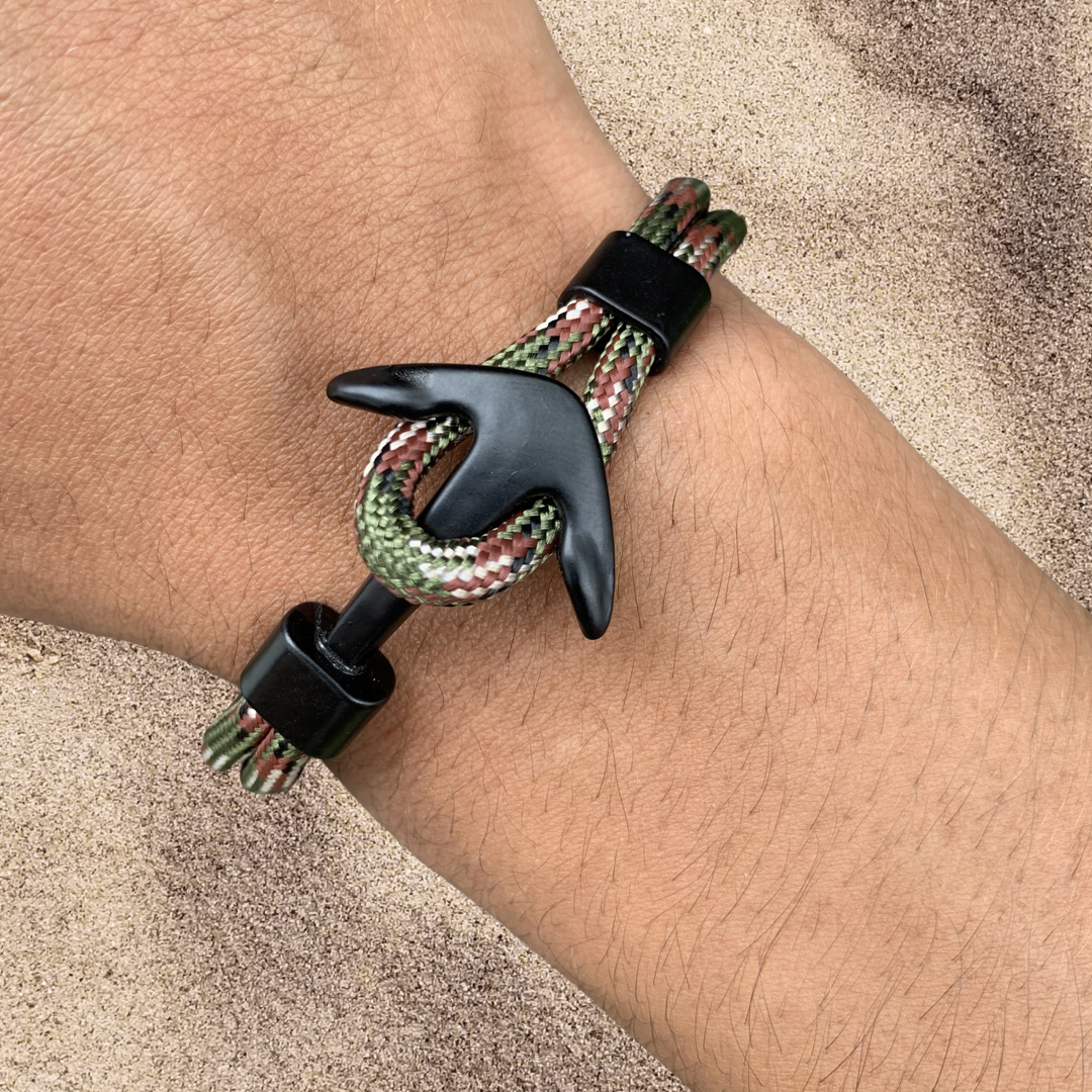 PULSERA ANCLA MARINA "CAMO ARMY"