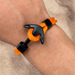 PULSERA ANCLA MARINA "ORANGE SUNSET"