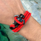 PULSERA TORTUGA "RED PASSION"
