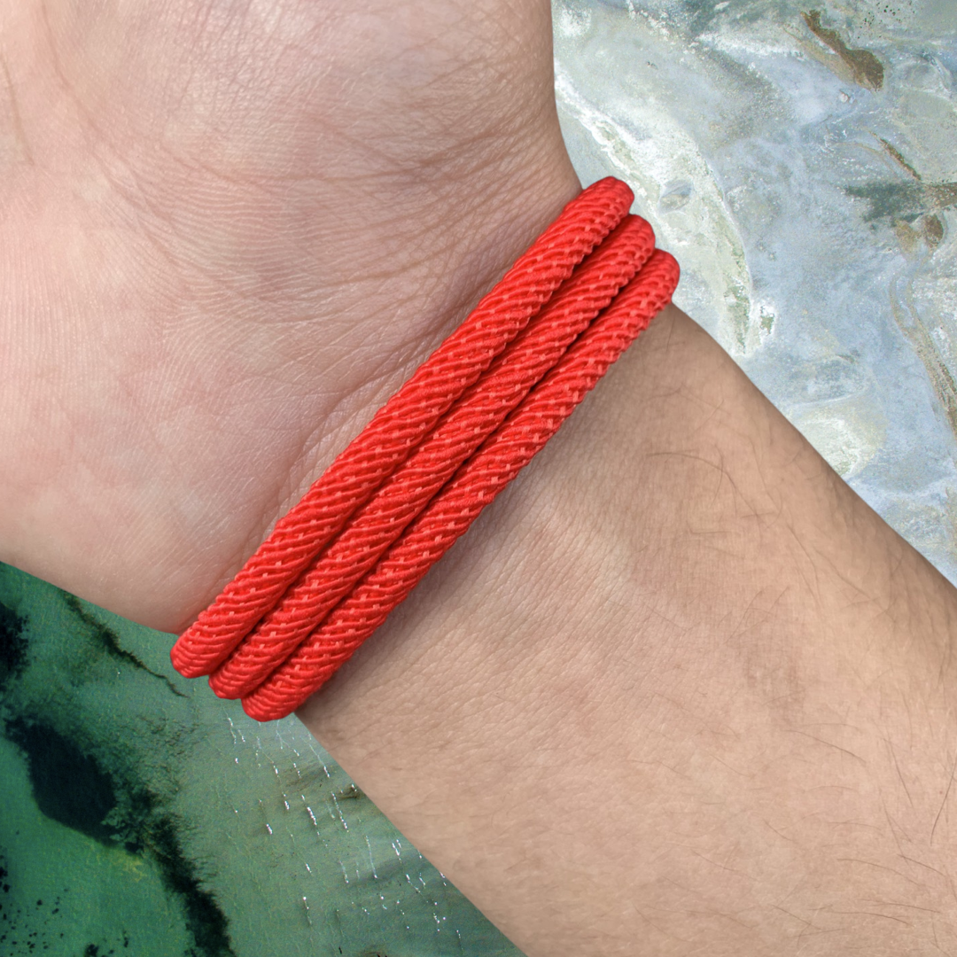 PULSERA TORTUGA "RED PASSION"