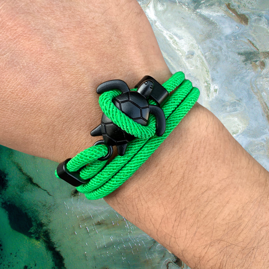 PULSERA TORTUGA "GREEN BAY"