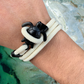 PULSERA TORTUGA "WHITE CORAL"