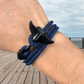 PULSERA COLA DE BALLENA "NAVY BLUE OCEAN"