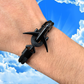 PULSERA AVIÓN "BLACK PEARL"