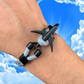 PULSERA AVIÓN "GRAY CHILL"