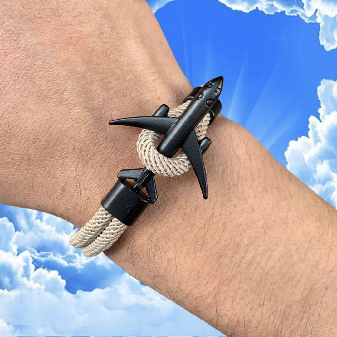 PULSERA AVIÓN "KHAKI SAND"