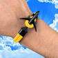 PULSERA AVIÓN "GOLDEN SUN"