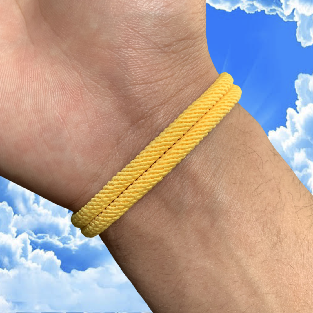 PULSERA AVIÓN "GOLDEN SUN"