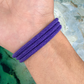 PULSERA TORTUGA "PURPLE RAIN"