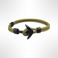 PULSERA ANCLA MARINA "GREEN SEAWEED"