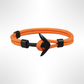 PULSERA ANCLA MARINA "ORANGE SUNSET"