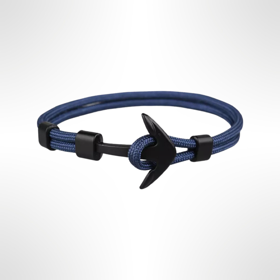 PULSERA ANCLA MARINA "NAVY BLUE OCEAN"