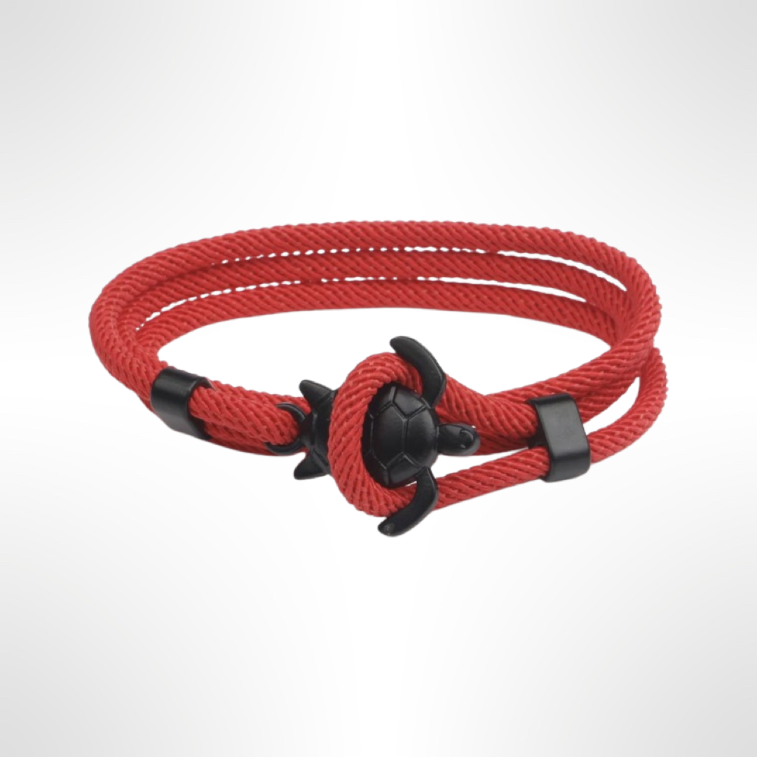 PULSERA TORTUGA "RED PASSION"